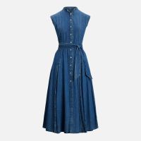 polo ralph lauren denim day dress - us 2 uk 6