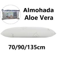 almohada aloe vera fibra y espumaalmohada de 7090135150cmancho 40cm antiacaro y antibacteriano copos de aloe vera almohada de fibra espuma ligera y hipoalergenicadosantexfespu