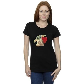 Disney Camiseta The Mandalorian The Kids With Heart para mujer