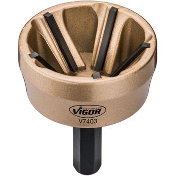 Vigor V7403 Desbarbador Para Exterior De 13 – 35 Mm ∙13 - 35