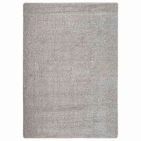 alfombra peluda antideslizante gris claro 160x230 cm vidaxl
