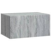 mueble para tv de pared 595 x 41 x 30 cm gris sonoma vidaxl