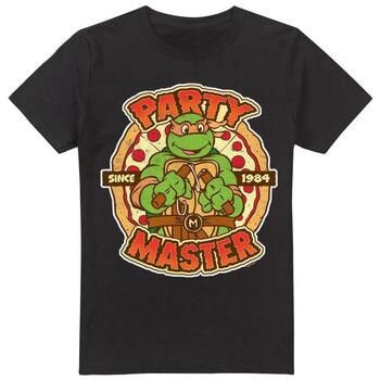 Teenage Mutant Ninja Turtles Camiseta manga larga Mikey Party Master para hombre