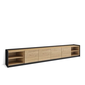 Mueble Tv, Televisión, Muebles De Salón, Almacenaje, 310x50x37 Cm, Para Tv Hasta 80