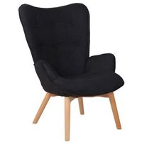 sillon orejero nordico durham tela negro 77x71x100 cm clp