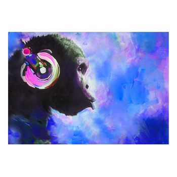 Papel Pintado 3d - Blue Melody (350x245 Cm)