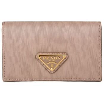 Prada Cartera Saffiano Leather Card Holder para mujer