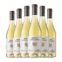 sierra cantabria vino blanco blanco rioja 75 cl 13 vol pack de 6 unidades