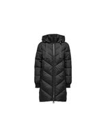 chaqueta larga only jdyskylar padded black mujer