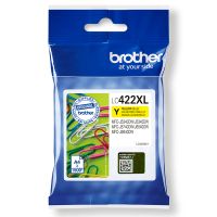 brother lc422xly yellow original high capacity ink cartridge