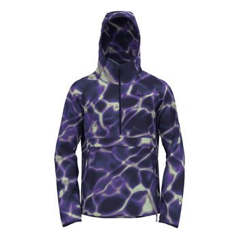Odlo Zeroweight Print Chaqueta Para Correr Hombres-Lila