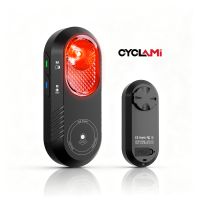 luz trasera inteligente para bicicleta cyclami la150 con radar advertencia de frenado impermeable ipx6 luz trasera de seguridad para ciclismo diurno y nocturno