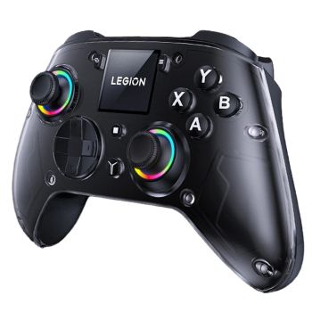 LENOVO Legion Y7 mando de juego inalámbrico de tres modos con sticks y gatillos Hall, pantalla interactiva de 1,44 pulga