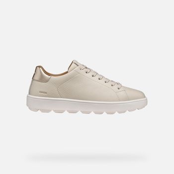 GEOX Spherica Ecub-1 B Mujer Blanco Lechoso/dorado Claro