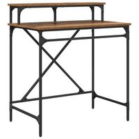 escritorio madera vieja 80 x 50 x 90 cm madera de ingenieria vidaxl