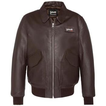 Schott Cazadora de cuero LCJET para hombre