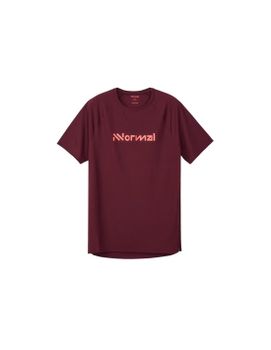 Camiseta de Trail Nnormal Race T-shirt 02 Burgundy Hombre