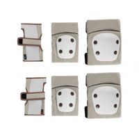 protectores para rodillas y codos beige