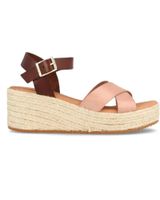 de marila sandalia de piel para mujer con cuna media quito nude y nuez beige