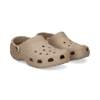 Crocs Zuecos Mujer - Beige Talla 8