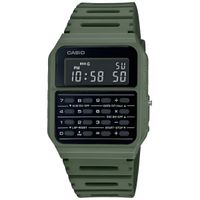 reloj casio calculadora ca-53wf-3b verde - alarma - cronometro