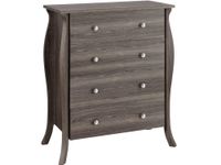 mueble bajo en bano con 4 cajones en madera gris