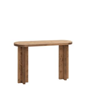 Consola de madera de abeto roble oscuro 120x80cm