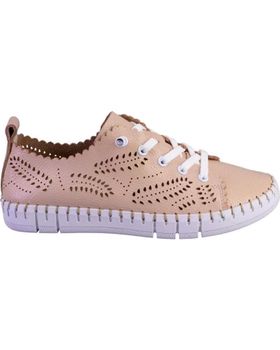 de THE HAPPY MONK CRETA014 ZAPATILLAS CASUAL DE MUJER BEIGE PIE NUDE