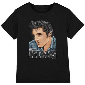 Elvis Presley Camiseta Graphic King para niño
