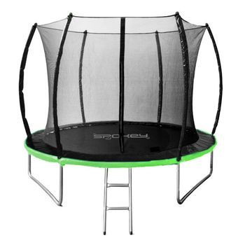 Cama Elástica 305 Cm Spokey Bouncy Verde