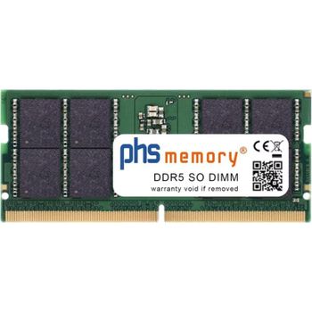 Memoria RAM PHS-memory SP627030 48GB DDR5 5600MHz SO-DIMM 262 pines 1,1V