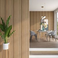 set de 20x paneles de pared 3d borger 195x30 cm - efecto roble claro neuholz