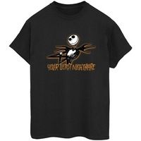 nightmare before christmas camiseta your worst nightmare para mujer