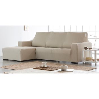 Estoralis - Funda De Chaise Longue Bielastica Brazo Corto Izquierdo (visto De Frente)  Java C/ 08 Lino