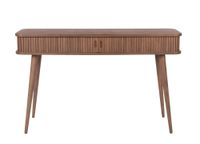 consola de madera nogal con puertas correderas