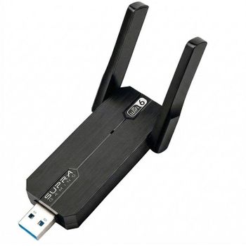 Adaptador USB Supra Gaming WD-AX1850C Wi-Fi 6 AX1800 Doble Banda