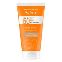 avene very high protection tinted sun cream spf50 for dry sensitive skin