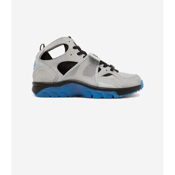 Nike Zapatillas de baloncesto Air Trainer Huarache Wolf Grey Star Blue para mujer