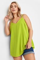 yours top verde lima de tirantes ajustables mujer curvy y tallas grandes yours