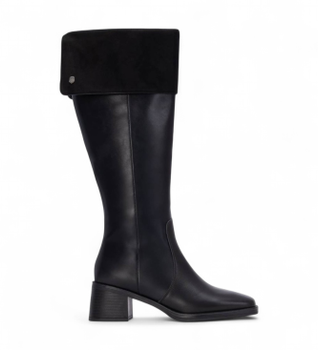 Carmela para mujer. 16269102-NEGRO Botas de Piel 162691 negro (37), 3 a 5cm, Cremallera, Casual, Clásico