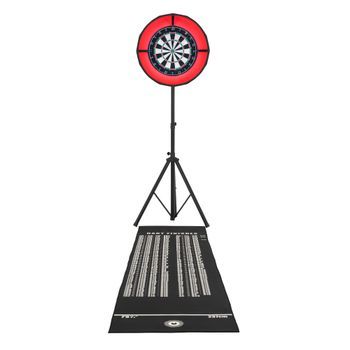 Juego De Dardos Con Anillo De Luz Led, Trípode Ajustable Y 6 Dardos De Precisión