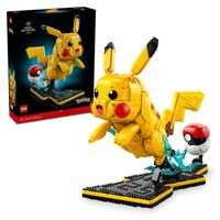 lego pokemon pikachu y poke ball juego de construccion 18 anos - 72152