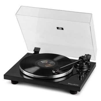 Tocadiscos Audizio Toledo Semiautomático Bluetooth Altavoces Integrados Madera
