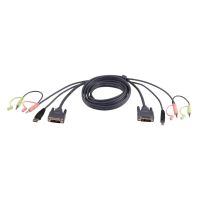 cable kvm aten dvi-d usb dual link de 18 m negro