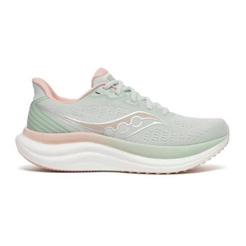 Zapatillas Saucony Triumph 23 Gris Rosa SS26 Mujer, Talla 40 - EUR