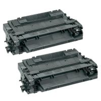 compatible multipack hp laserjet pro m521dn printer toner cartridges 2 pack -ce255x