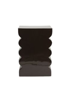 Taburete de aluminio chocolate brillante