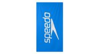 toalla con logotipo speedo azul   blanca