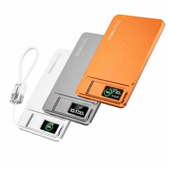 Batería externa magnética de carga rápida inalámbrica de 20W 5000/10000mAh con pantalla AI 2.0 inteligente, fuente de al