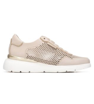 Carmela para mujer. 16321102-BEIGE Zapatillas 163211 beige (36), Plano, Cordones, Casual